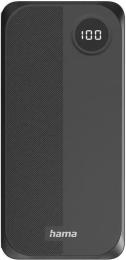 Зовнішній портативний акумулятор HAMA Power Bank 20000mAh Gray (139547)
