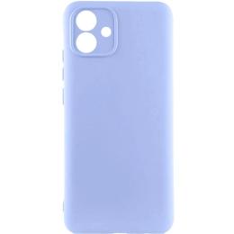 Чохол-накладка GETMAN Liquid Silk Full Camera для Samsung Galaxy A07 Light Purple