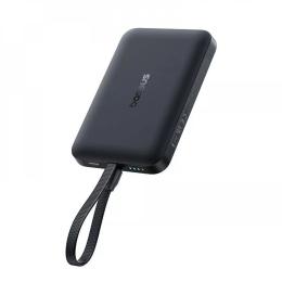 Зовнішній портативний акумулятор Baseus EnerFill FM11 with Built-in Type-C Cable 10000mAh Black 30W (E0028904)