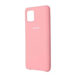 Чохол-накладка Infinity Silicone Case для Samsung Galaxy A415 A41 Pink