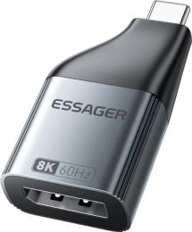 Перехідник Essager (EZJDP-MJ0G-P) Dark Gray DP to Type-C