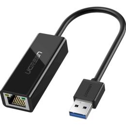 Перехідник Ugreen CR111 USB 3.0 Gigabit Ethernet Black (20256)
