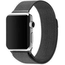 Ремінець для смарт-годинника EpiK Milanese Loop Design для Apple watch 42mm/44mm Space grey