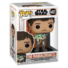 Колекційна фігурка Funko Bobble Star Wars Mandalorian Mandalorian with Grogu 54525 (FUN25491302)