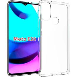 Чохол-накладка BeCover Silicone Case для Motorola Moto E20 Transparent