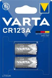 Батарейка Varta CR 123A LITHIUM Gray 2 шт