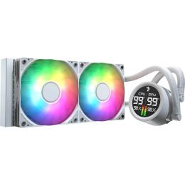 Кулер для ПК Aerocool Abyss L240R Digi White (ACLA-AD24117.21)
