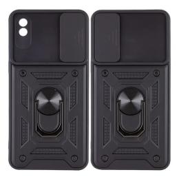 Чохол-накладка Infinity Camshield Serge Ring for Magnet для Xiaomi Redmi 9A Black
