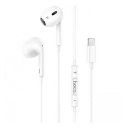 Дротові навушники Hoco M1 Max Lightning White