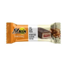 Протеїн Fitwin Bar No Sugar Added (60 g, caramel &amp; peanuts) (23315-01)