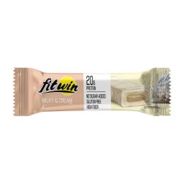 Протеїн Fitwin Bar No Sugar Added (60 g, milky &amp; cream) (24170-01)