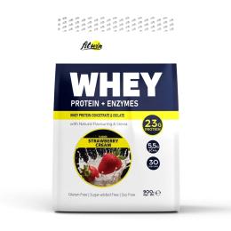 Протеїн FitWin Whey Protein + Enzymes (900 g, berry punch) (23345-07)