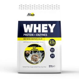 Протеїн FitWin Whey Protein + Enzymes (900 g, nut cookies) (23345-04)