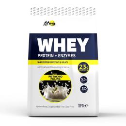 Протеїн FitWin Whey Protein + Enzymes (900 g, pistachio filling) (23345-01)