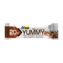 Протеїн FitWin Yummy Bar No Sugar Added (55 g, chocolate &amp; caramel) (23982-01)