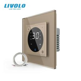 Терморегулятор LIVOLO VL-C7FCQ1Z2/XQ001-2AP Gold