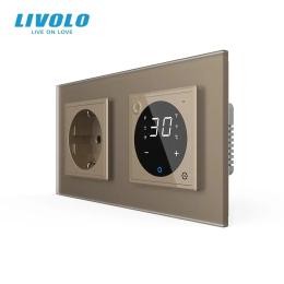 Терморегулятор LIVOLO VL-C7FCTC16A/FCQ1/XQ001-4AS06 Gold