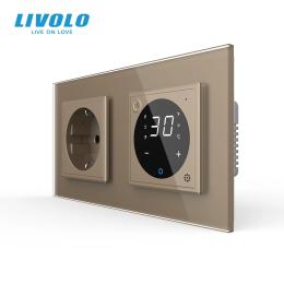 Терморегулятор LIVOLO VL-C7FCTC16A/FCQ1-4AP Gold