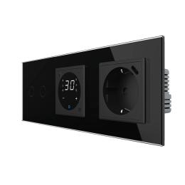 Терморегулятор LIVOLO VL-C7FC2S/FCQ1/FCTF16A.UC18W-6BP Black