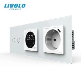 Терморегулятор LIVOLO VL-C7FC2/FCQ1/FCTF16A.UC18W-6WP White