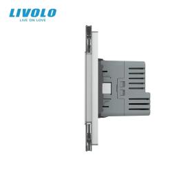 Терморегулятор LIVOLO VL-C7FC2SZ2/FCQ1Z2/FCTF16A.UC18W-6IP Gray