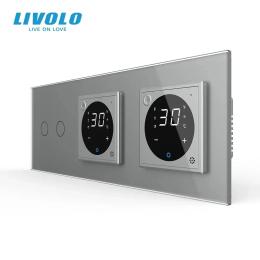 Терморегулятор LIVOLO VL-C7FC2Z2/FCQ1Z2/FCQ1Z2-6IP Gray