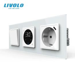 Терморегулятор LIVOLO VL-C7FCMKS2/FCQ1/FCTF16A.UC18W-6WP White