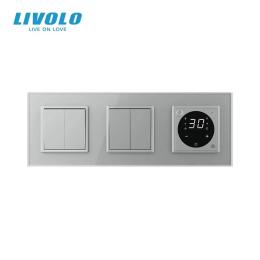 Терморегулятор LIVOLO VL-C7FCMKS1/FCMKS1/FCQ1-6IP Gray