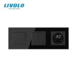 Терморегулятор LIVOLO VL-C7FCMKS1/FCMKS1/FCQ1-6BP Black