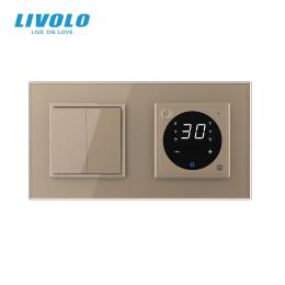 Терморегулятор LIVOLO VL-C7FCMH1/FCQ1-4AP Gold