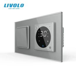 Терморегулятор LIVOLO VL-C7FCMH1/FCQ1-4IP Gray