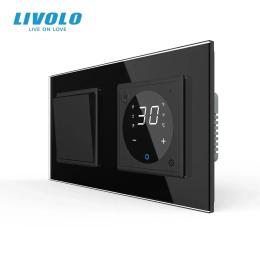 Терморегулятор LIVOLO VL-C7FCMH1/FCQ1-4BP Black
