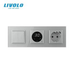 Терморегулятор LIVOLO VL-C7FCMM10A1/FCQ1/FCTF16A.UC18W-6IP Gray