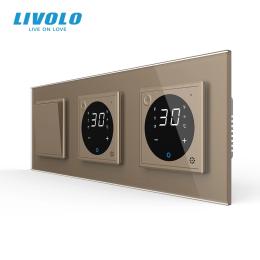 Терморегулятор LIVOLO VL-C7FCMKS2/FCQ1/FCQ1-6AP Gold