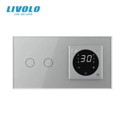 Терморегулятор LIVOLO VL-C7FC2S/FCQ1-4IP Gray