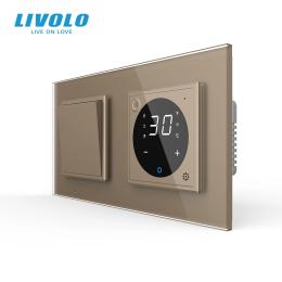 Терморегулятор LIVOLO VL-C7FCMH2/FCQ1-4AP Gold