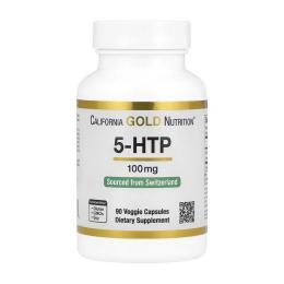 Аміноксилота  California Gold Nutrition 5-HTP 100 mg (90 veg caps) (24639-01)