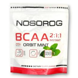 Аміноксилота  NOSOROG BCAA 2:1:1 Instant (200 g, orbit mint) (10018-06)