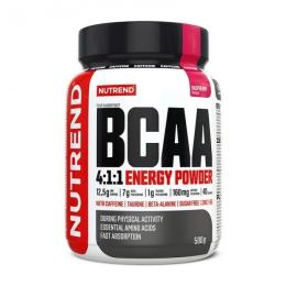 Аміноксилота  Nutrend BCAA 4:1:1 Energy Powder (500 g, raspberry) (21812-02)