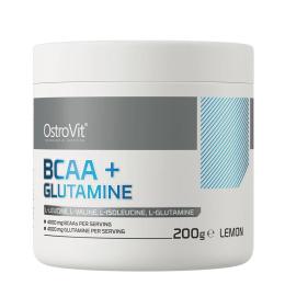 Аміноксилота  OstroVit BCAA + Glutamine (200 g, lemon) (08464-01)