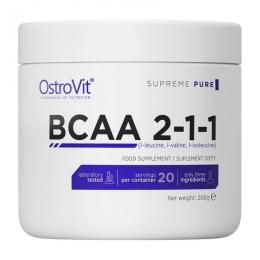 Аміноксилота  OstroVit BCAA 2-1-1 (200 g, pure) (08456-01)
