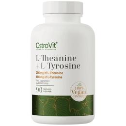 Аміноксилота  OstroVit L-Theanine + L-Tyrosine (90 caps) (24509-01)