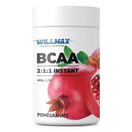 Амінокислота Willmax BCAA 2:1:1 Instant (400 g, pomegranate) (10563-03)