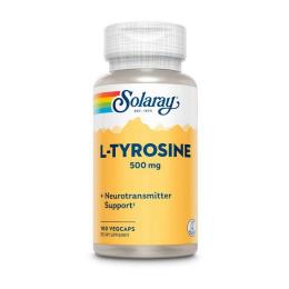 Амінокислота Solaray L-Tyrosine 500 mg (100 veg caps) (24687-01)