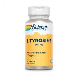 Амінокислота Solaray L-Tyrosine 500 mg (50 veg caps) (24688-01)