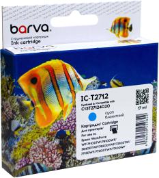 Картридж для принтера BARVA Epson T2712 27XL (C13T27124020) 1100 ст Cyan (IC-T2712)