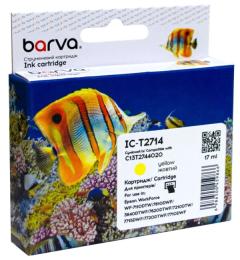 Картридж для принтера BARVA Epson T2714 27XL (C13T27144020) 1100 ст Yellow (IC-T2714)