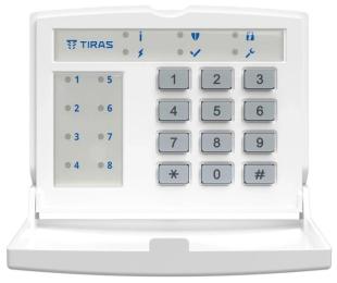 Клавіатура для сигналізації Tiras K-LED8