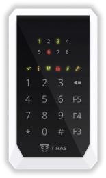 Клавіатура для сигналізації Tiras K-PAD8 + Black