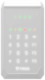 Клавіатура для сигналізації Tiras K-PAD4 White